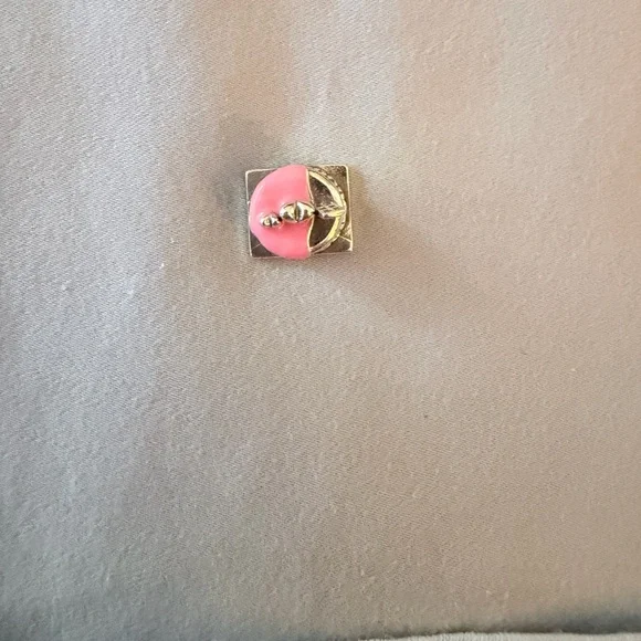 Silver and Pink Happy Birthday Cake Charm - Picture 4 of 6